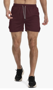 Shorts en maille pour hommes en gros, logo personnalisé, séchage rapide, athlétique, actif, salle de sport, fitness, course à pied, exportateur Bangladesh - Product Image 5