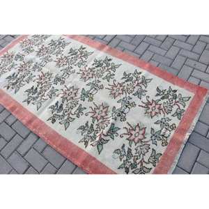 3.8แบบตุรกีโบราณพรมปูพื้น7.2นิ้วพรมขนสัตว์ทรงสี่เหลี่ยมผืนผ้าขนาดใหญ่ดีไซน์การเย็บปะติดปะต่อกันสีแดงสำหรับวัยรุ่นใช้ในโถงทางเดินพรมห้อง - Product Image 4