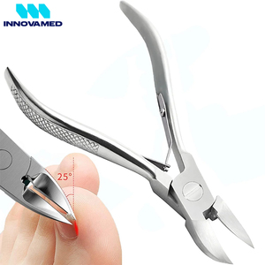 Cortaúñas Grandes para Uñas Encarnadas, de Acero Inoxidable, con Hoja Curva Afilada, Apertura de Mandíbula Ancha, Duradero, Manual - Product Image 2