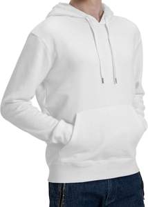 Sweat-shirt à capuche oversize en molleton brossé 400 GSM, coton uni, streetwear pour un usage quotidien - Product Image 4