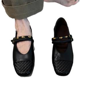 Zapatos planos de lona de color liso para mujer, zapatillas informales para mujer, mocasines sin cordones, calzado cómodo y transpirable para verano - Product Image 5