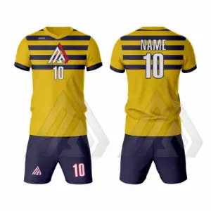 Erkekler için futbol kıyafetleri özel süblimasyon baskı yeni sezon eğitim futbol kiti spor futbol forması üniforma elbise erkekler