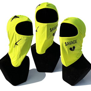 บาลาคลาวาผ้าไหมพิมพ์ลาย Uzi Ak47 แบบเรียบ 1 รู ระบายอากาศได้ดี ผลิตจากโพลีเอสเตอร์ ปิดหน้าเต็มใบ สำหรับเล่นสกี จัดส่งแบบ DDP  ขั้นต่ำในการสั่งซื้อต่ำ - Product Image 2