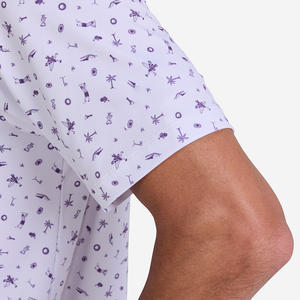 เสื้อโปโลผู้ชายแขนสั้นสำหรับเล่นกอล์ฟเสื้อโปโลแห้งเร็วออกแบบได้ตามต้องการ - Product Image 3