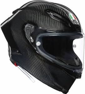Casque de moto AGV de qualité supérieure, finition carbone brillant, grande taille - Product Image 1