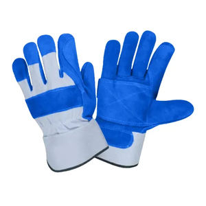 2025 Guantes de trabajo de cuero de vaca industriales de protección de manos resistentes Guantes de cuero de piel de oveja para hombres - Product Image 2