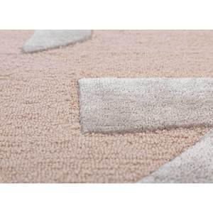 Tapis en laine et viscose tufté à la main, blanc ivoire, à rayures abstraites, rectangulaire, pour la maison, la chambre, le couloir - Tapis de salon Tra-15125 - Product Image 3