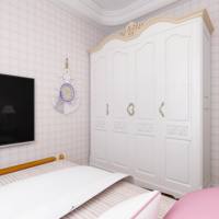 Meubles de chambre à coucher en bois sur mesure, armoire à vêtements, armoire avec charnières de porte, garde-robe, placard et armoire pour la salle familiale