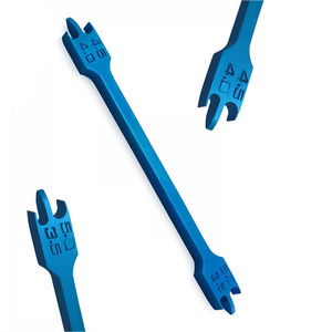 Outil de mesure dentaire en acier inoxydable enduit bleu de jauge de hauteur de support orthodontique de haute qualité - Product Image 5