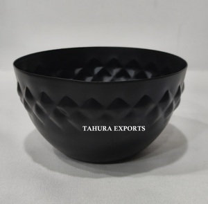 Tazón de Metal Negro Curvo y Refinado, Ideal para Diversos Usos Culinarios, con Construcción Resistente y Superficie Lisa para Mejorar el Uso Diario - Product Image 5