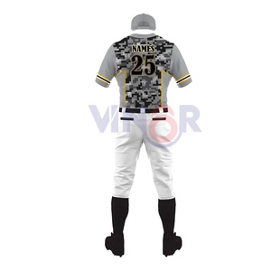 Los más vendidos uniformes de béisbol ligeros y cómodos para adultos ropa deportiva para hombres en tallas grandes precio razonable con OEM - Product Image 3
