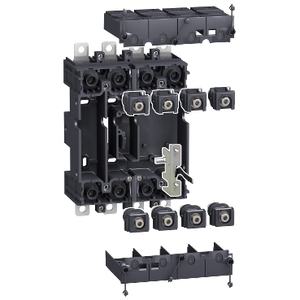 Base a innesto For Schneider Electric LV429267 per interruttore automatico compatto NSX100/160/250 a 4 poli con connessione anteriore/posteriore - Product Image 1