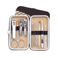 Kit de soins des ongles pour bébés professionnel de haute qualité, ensemble d'instruments de manucure et de pédicure en acier inoxydable, soin personnel des cuticules