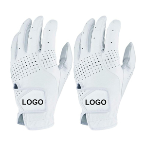 Custom Design Golf Gloves Cabretta Leather Comfortable Weather Cabretta Leather Golf Glove Left Right <b>Hand</b> - Product Image 5