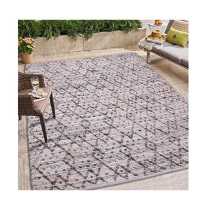 Vente en gros de tapis de sol classiques rectangulaires brodés à la main en jute 100% au design rectangle pour la maison, l'hôtel et le bureau - Product Image 4