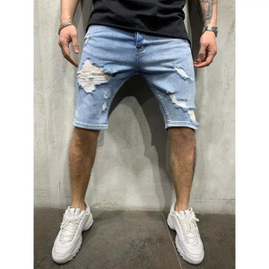 Best Quality Breathable Summer Denim <b>Short</b> Casual Solid Color Cotton Denim <b>Short</b> <b>Jeans</b> Pant for <b>Men</b> Denim <b>Shorts</b> Distressed - Product Image 4