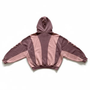 Sweat-shirts à capuche décontractés gris de haute qualité pour femmes, logo brodé personnalisé, vente chaude, streetwear décontracté, col à capuche, hiver - Product Image 2