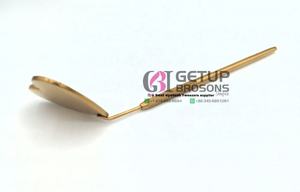 Nouveau style miroir de poche lumineux en acier inoxydable avec logo personnalisé pour extensions de cils, design cœur en diamant plasma doré, outils de beauté - Product Image 6