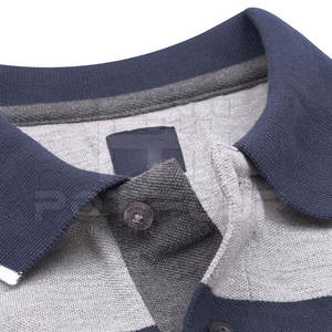 เสื้อยืดผู้ชายคุณภาพพรีเมียมขายส่ง ผ้าฝ้าย 100% ลายเรียบ กันยับ แห้งเร็ว ผ้าถักสีตัดกัน - Product Image 5