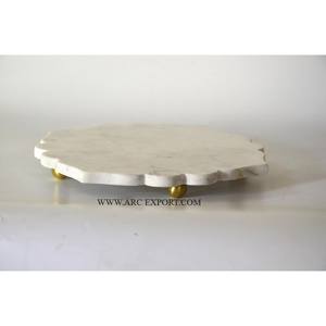 Trabajo martillado, nueva colección de moda, soporte de exhibición de pastel de mesa, la mejor calidad, tamaño grande, 2 niveles, soporte clásico para pastel de mesa de boda - Product Image 5