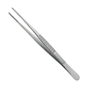 Pinzas quirúrgicas rectas TC DeBakey de 15 cm, pinzas de pulgar para tejido, pinza vascular atraumatismica - Product Image 1