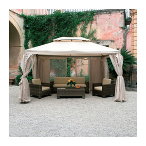 Gazebo in Alluminio "Sahara" 300x400 cm con Telo Ecru - Product Image 1