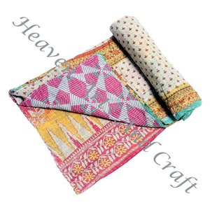 <b>Kantha</b> <b>Quilt</b> Gudari <b>Kantha</b> <b>Quilt</b> Gudari Hot Selling Wholesale Gold Supplier GD2001 Handmade <b>Kantha</b> <b>Quilt</b> Cotton Printed Indian - Product Image 5