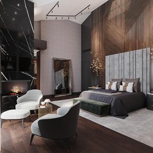 Ensemble de meubles d'hôtel 3 étoiles en mélamine MDF, meubles de chambre d'hôtel en kit, pack économique pour projets hôteliers - Product Image 6