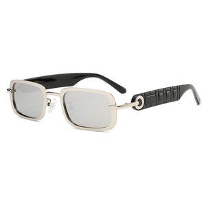 Lunettes de soleil carrées tendance 2026, nouvelle collection, haute qualité, monture métallique, protection UV400 pour hommes et femmes - Product Image 4
