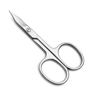 Professional High Quality Nail <b>Cuticle</b> <b>Scissor</b> Set Stainless Steel Curved Straight Blades Ceramic Handle for Manicure Beauty - Product Image 1