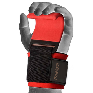 Crochets de levage de poids Sangles de poignet robustes pour tractions Poignées de levage de puissance Deadlift Crochets en métal rembourrés en néoprène/nylon - Product Image 6