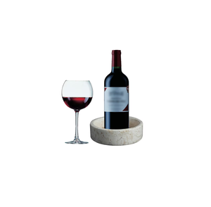 Sous-verre refroidisseur de vin en marbre avec sous-verres en liège naturel sous-verre en feutre de forme ronde pour vaisselle et Offre Spéciale - Product Image 1