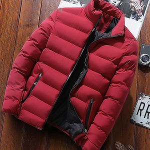 Puffer uniforms Women's Mid Length <b>Down</b> <b>Fill</b> Coat with heat transfer Trim Hooded Puffer Bubble Coat - Product Image 3