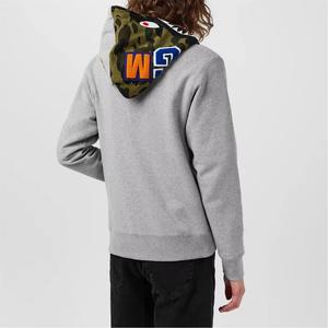 Sweat-shirt à capuche noir à logo personnalisé, coupe classique, meilleure qualité, polaire d'hiver, pour homme adulte, polyester/coton respirant - Product Image 4