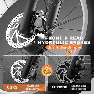 Almacén de EE. UU. Super Power 52V 2000W Dual Motor Cheap E Bikes Bicicleta eléctrica de suspensión completa Fat Tire 2024 - Product Image 4