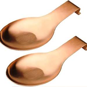 Reposapiés de acero inoxidable, reposapiés de cuchara personalizado, color personalizado, artesanía india hecha a mano - Product Image 2