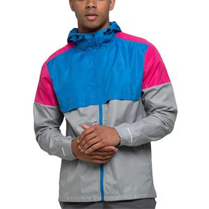 Veste coupe-vent en toile unisexe toute noire pour la course à pied, la randonnée, les sports, respirante, avec capuche - Product Image 1