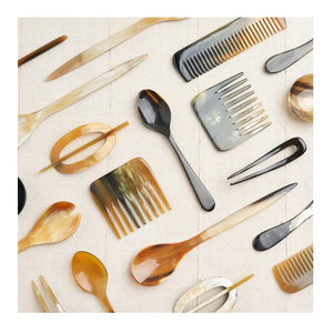 หวีเขาสัตว์ขัดเงา ทำด้วยมือ ราคาขายส่ง หวีเขาสัตว์ธรรมชาติ สำหรับร้านทำผม หวีเขาสัตว์คุณภาพดีที่สุด - Product Image 1