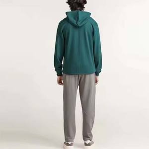 Sudadera con capucha personalizada para hombre, parte superior fina de rendimiento, cómoda con capucha, Sudadera con capucha, mezcla básica de algodón de primera calidad - Product Image 2