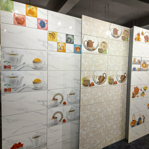 Gạch Ốp Tường Nhà Bếp Phòng Tắm Bằng Gốm In Phun Kỹ Thuật Số 300X600 Mm Gạch Men Cho Tường