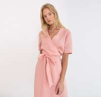 Fabricant de vêtements OEM ODM, création de marque propre, service de conception de vêtements sur mesure, faible MOQ, vêtements de haute qualité, robe formelle en lin pour femmes