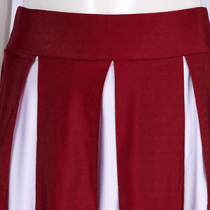 Uniformes de pom-pom girls personnalisés OEM imprimés par transfert thermique pour adultes, prêts pour l'équipe, personnalisables, 100 % polyester 220g, logo multi-positions - Product Image 2