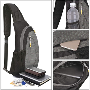 Sac de poitrine tendance pour homme, style nouveau, luxe vintage, sac de poitrine tendance, nouveau design, polyester - Product Image 6