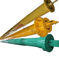 Barre Kelly mécanique en acier de qualité supérieure avec ressort à disque et diamètre extérieur de 394 mm pour foreuse rotative Bauer