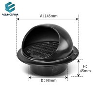Capuchon d'aération en acier inoxydable 304 Design victorien pour bureau et appartement en plein air pour sous-sol et entrepôt