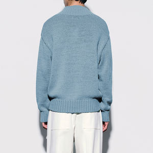 Pull à col en V pour homme Pull à col en V pour homme Automne et hiver Pull à col en V de luxe Pull tricoté décontracté Pulls pour homme - Product Image 2