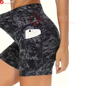 Shorts de Yoga para Mujer, Cintura Alta, Transpirables, Ajustados, Spandex/Nailon, Impermeables, Secado Rápido, Logotipo Personalizado, Mejor Precio, Nueva Llegada - Product Image 2