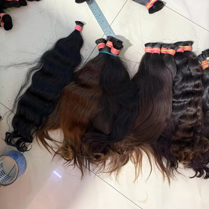 Paquets de cheveux indiens bruts à double tirage de qualité supérieure 12A de qualité vierge du fournisseur de confiance Extensions de cheveux humains à cuticule droite - Product Image 1