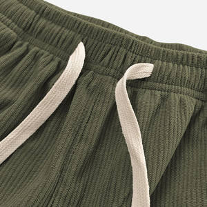 กางเกงวอร์มผ้าระบายเหงื่อผ้าเกล็ดปลาเทอร์รี่สไตล์วินเทจผ้าระบายเหงื่อซีดจางประดับพลอยเทียมสำหรับผู้ชายกางเกงวอร์มทรงตรงโค้งลายทาง - Product Image 5