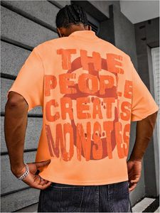 T-shirt grafica di tendenza stile Street in stile <span class=keywords><strong>Zombie</strong></span> Top Trending t-shirt Anime con estetica Unisex oversize - Product Image 3